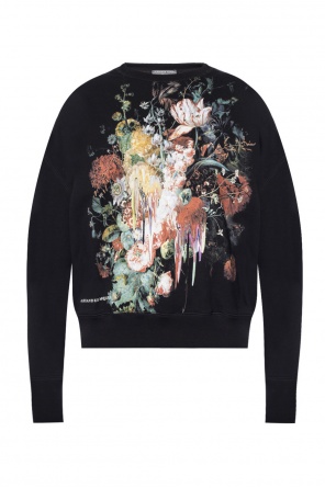 Floral motif sweatshirt, zdjęcie 1 Floral motif sweatshirt od Alexander McQueen